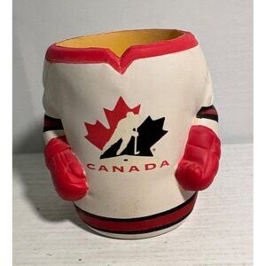 Team Canada Beer Coozie Cooler Hockey Jersey Themed Maple Leaf Gloves SportFX